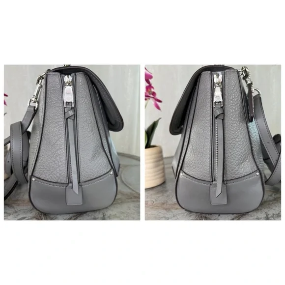 NWOT Coach Faye Convertible Backpack F30525 SV/Heather Gray MSRP $450